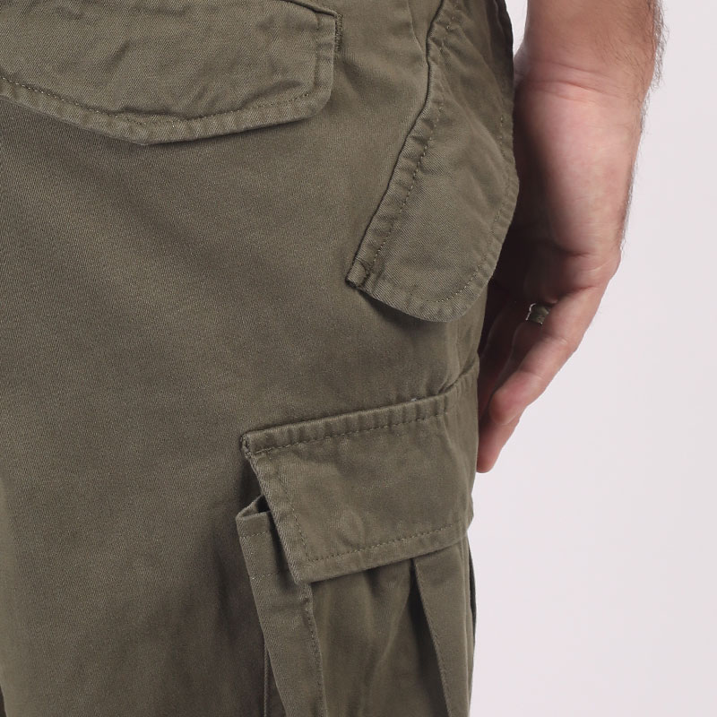 мужские зеленые брюки Alpha Industries M-65 Pant MBM52500C1-345-d olive - цена, описание, фото 7